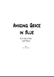 Amazing Grace in Blue for Flute and Piano