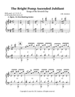 The Bright Pomp Ascended Jubilant (Handbell score)