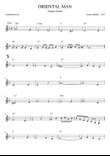 Oriental Man (Lead Sheet) Traditional Jazz