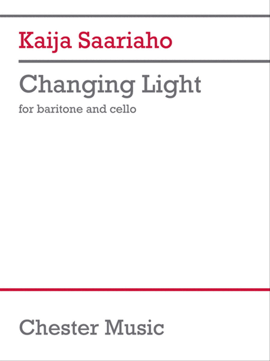 Changing Light Changing Light Baritone Voice scores gallery preview page 1