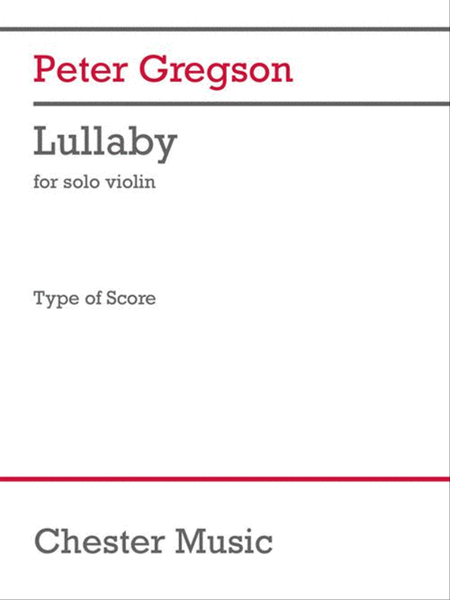 Lullaby Lullaby Violin Solo scores gallery preview page 2