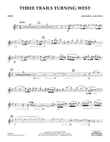 Three Trails Turning West - Oboe