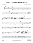 Three Trails Turning West - Bb Clarinet 2