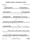 Three Trails Turning West - Percussion 1 mini preview