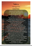 Psalm 19 - The Heavens declare the glory of God