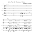 Let's Face the Music and Dance: Irving Berlin arr for SAB Choir by Jim Goodman