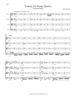 Fantasy for String Quartet in G Minor, Op. 38 - 