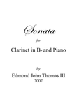 Sonata for Clarinet and Piano