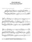 Psalm 88 (KJV) - Vocal Solo with piano solo