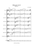 Silhouette I & II for Flute Choir