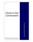 Christ Is Our Cornerstone (Darwall)