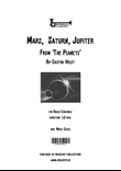 Mars, Saturn, Jupiter from 'The Planets' for brass ensemble