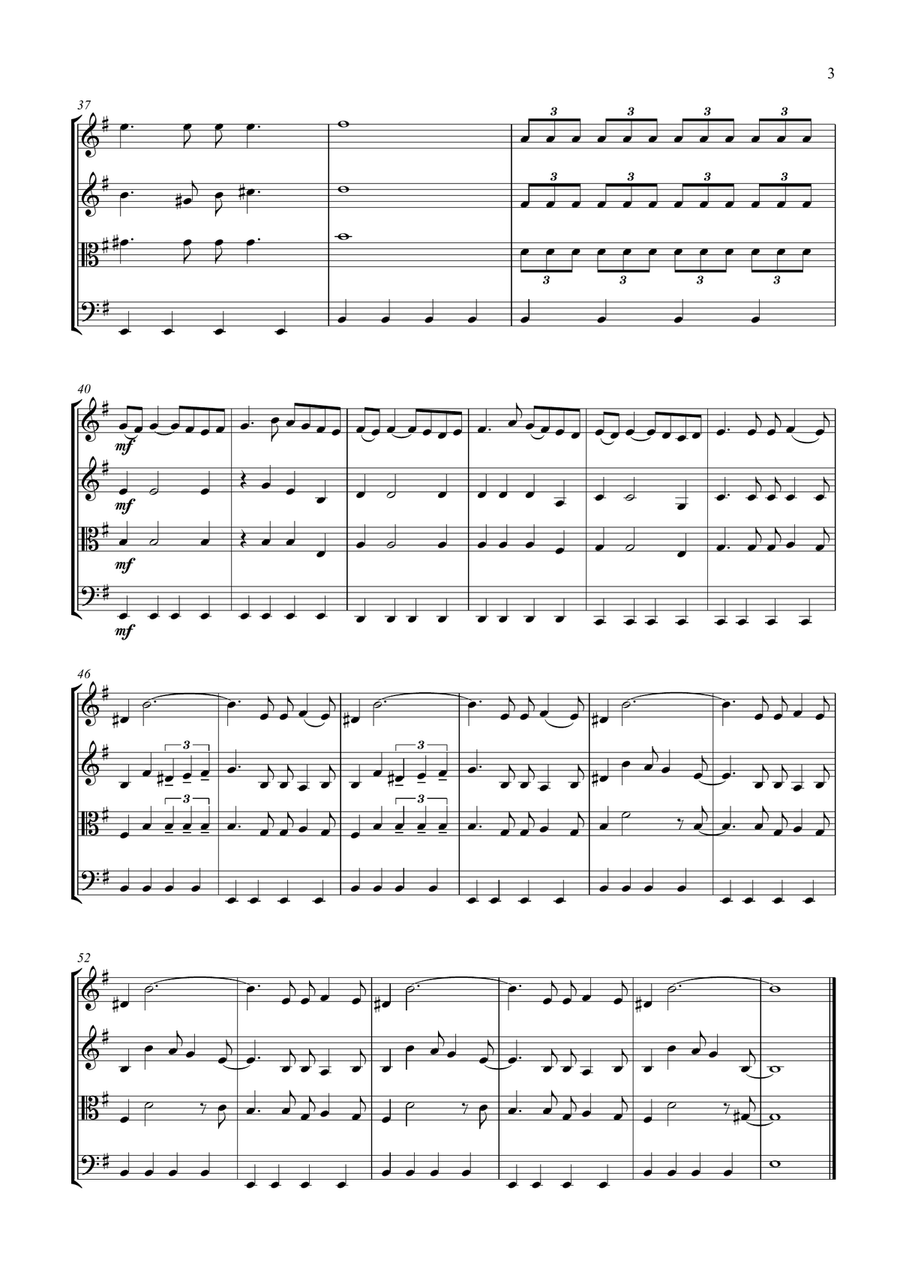 Happy Together Happy Together String Quartet scores gallery preview page 4