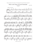 Waltz on the Name of Cecile Chaminade