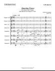 Amazing Grace for Cello Quartet and Trumpet