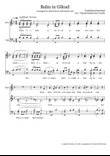 Balm In Gilead - for mixed choir a cappella and female solo
