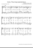 Come Thou Long Expected Jesus - SATB Gospel Arrangement