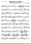 Magician's Fireball for alto saxophone & orchestra (Saxophone Solo Part Score)