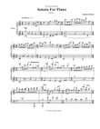 Sonata for Piano (1974)