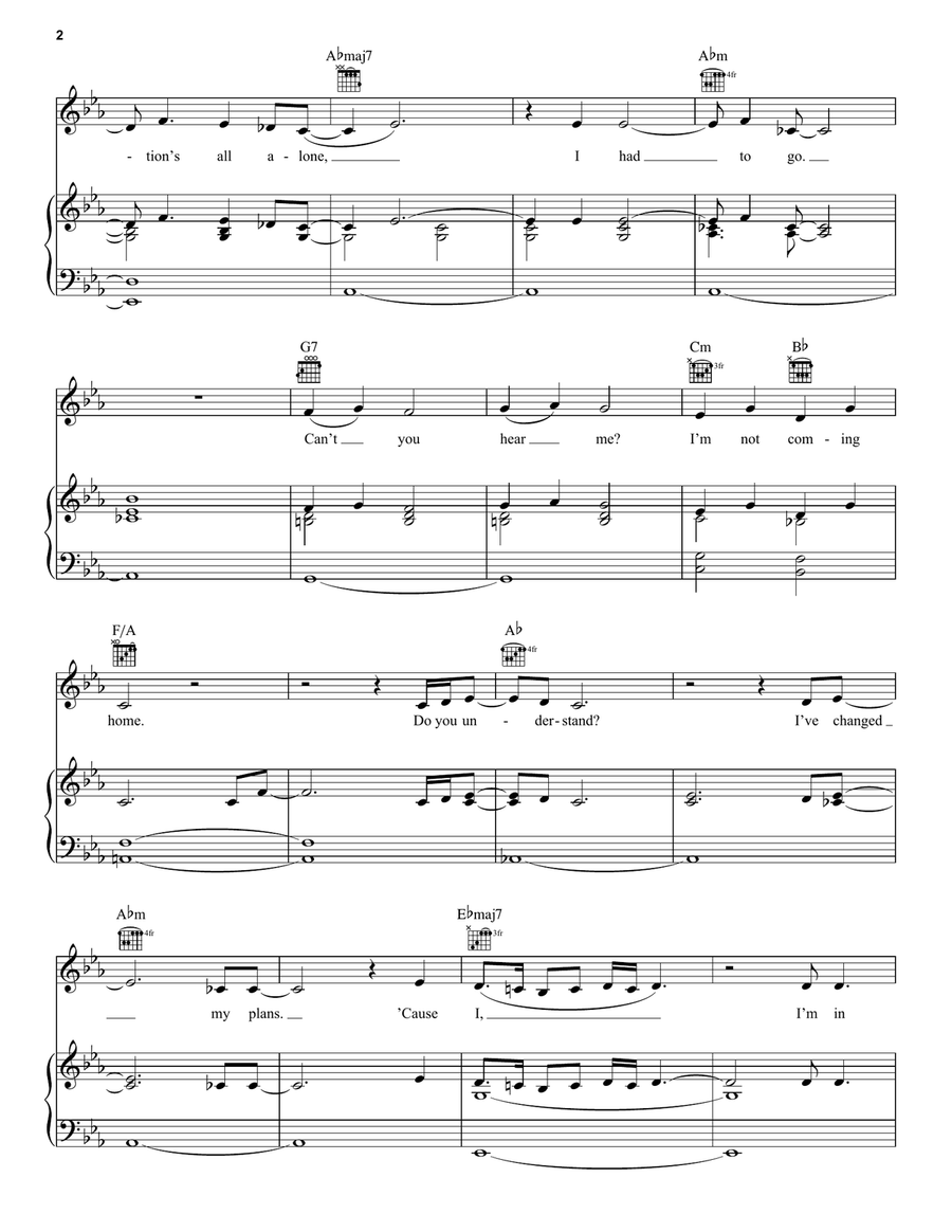 my future my future Piano, Vocal, Guitar scores gallery preview page 2