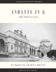 Andante from Piano Sonata in C Major K.545 (for Solo Guitar)