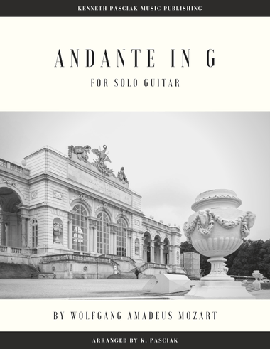 Andante from Piano Sonata in C Major K.545 (for Solo Guitar)