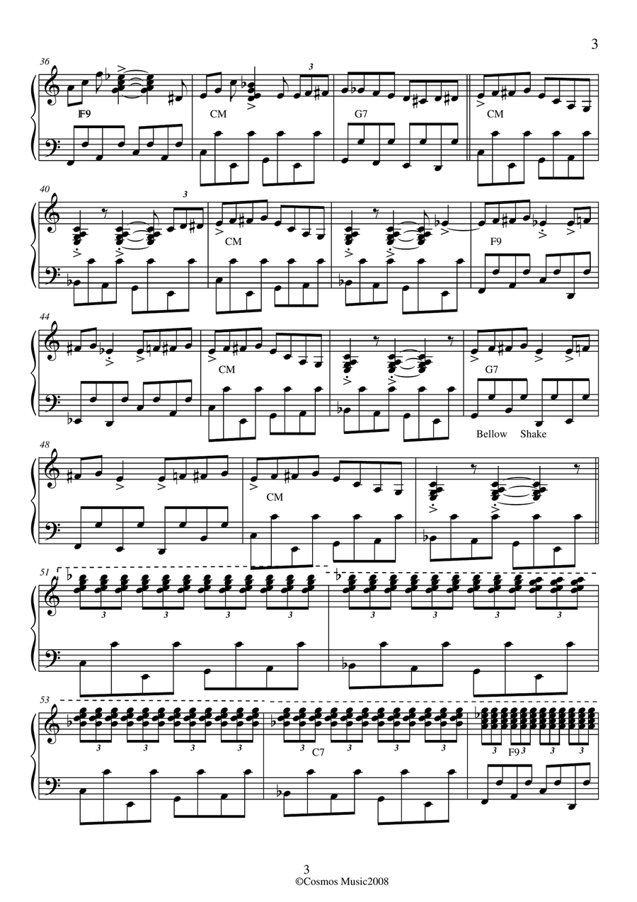 Hot Accordion Boogie 1998 Accordion scores gallery preview page 3