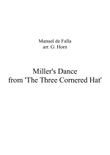 Manuel de Falla, Miller's Dance from El Sombrero de Tres Picos for Bassoon Quartet