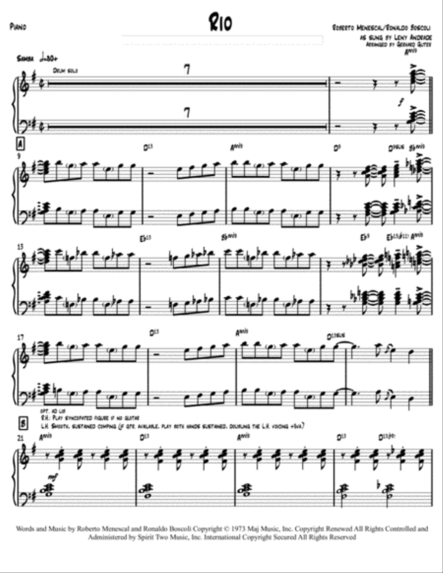 Rio 4-Part scores gallery preview page 1