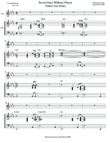 Seven Days Without Prayer (Makes One Weak) - accompaniment version