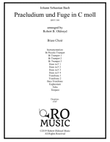 Prelude and Fugue in C minor (549) for Brass Choir