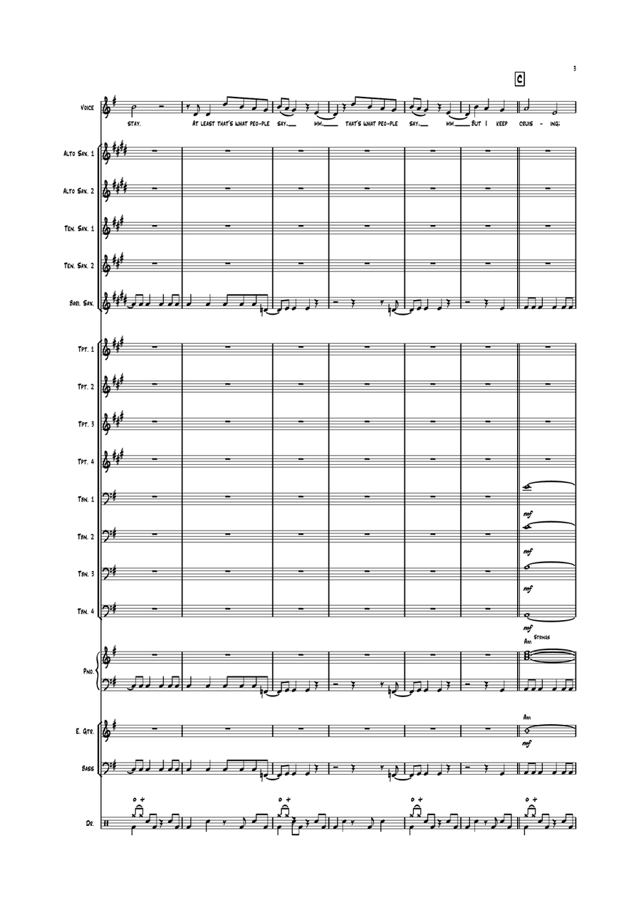 Shake It Off Shake It Off Jazz Ensemble scores gallery preview page 3