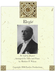 Elegie for tuba and piano, originally double bass and piano