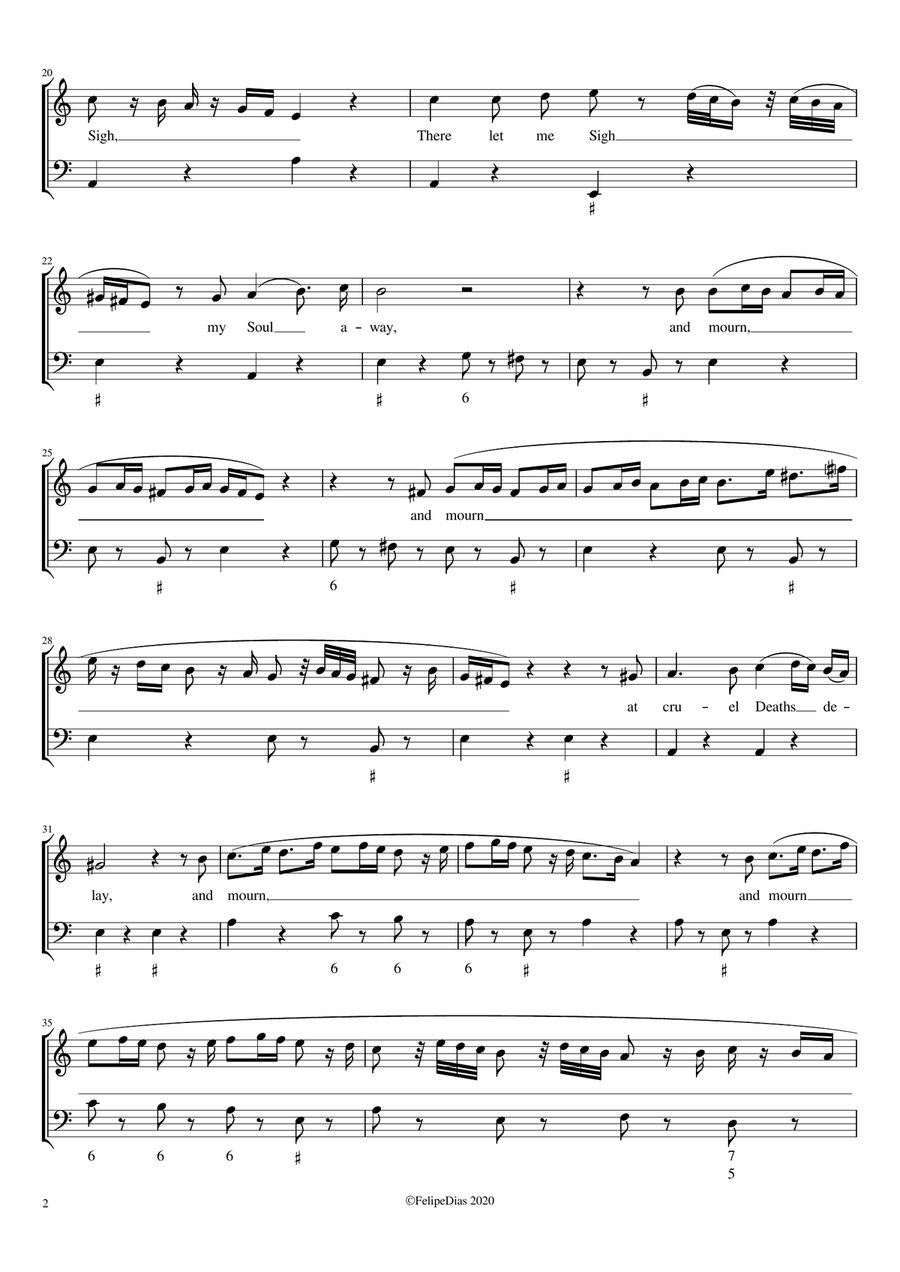 Find me a lonely cave Find me a lonely cave Voice Solo scores gallery preview page 2