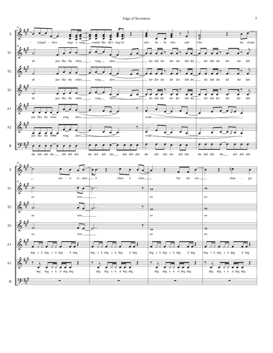 Edge Of Seventeen Edge Of Seventeen SSA scores gallery preview page 5
