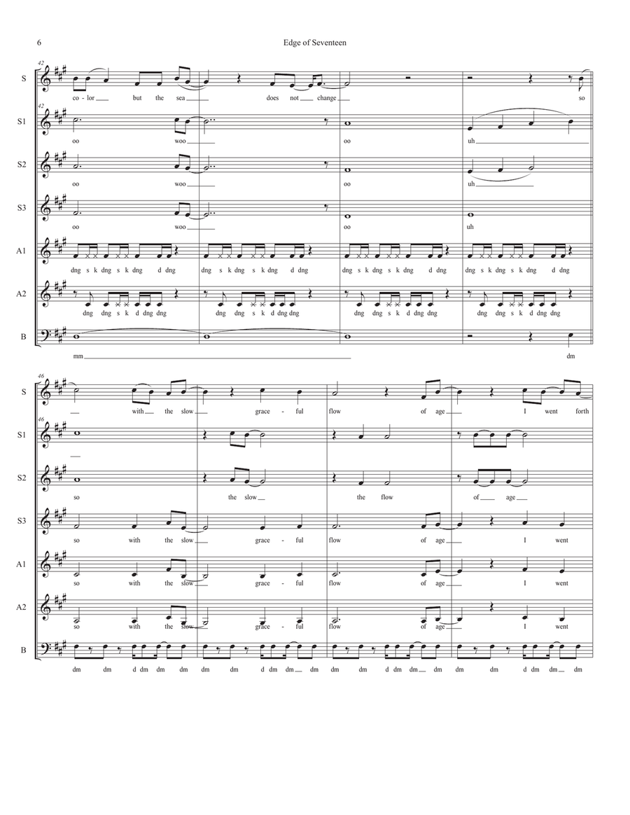 Edge Of Seventeen Edge Of Seventeen SSA scores gallery preview page 6