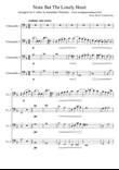 None But The Lonely Heart for 'Cello Quartet