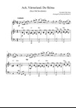 Ach, Värmeland, Du Sköna (Dear Old Stockholm) (for alto saxophone solo and piano accompaniment)