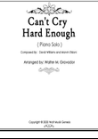 Can't Cry Hard Enough