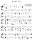 Were You There for harp solo