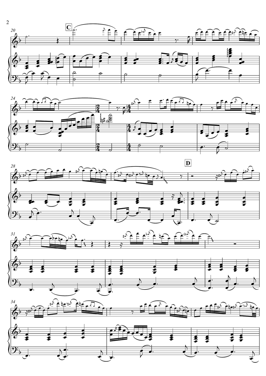 As The Deer As The Deer Flute Solo scores gallery preview page 2