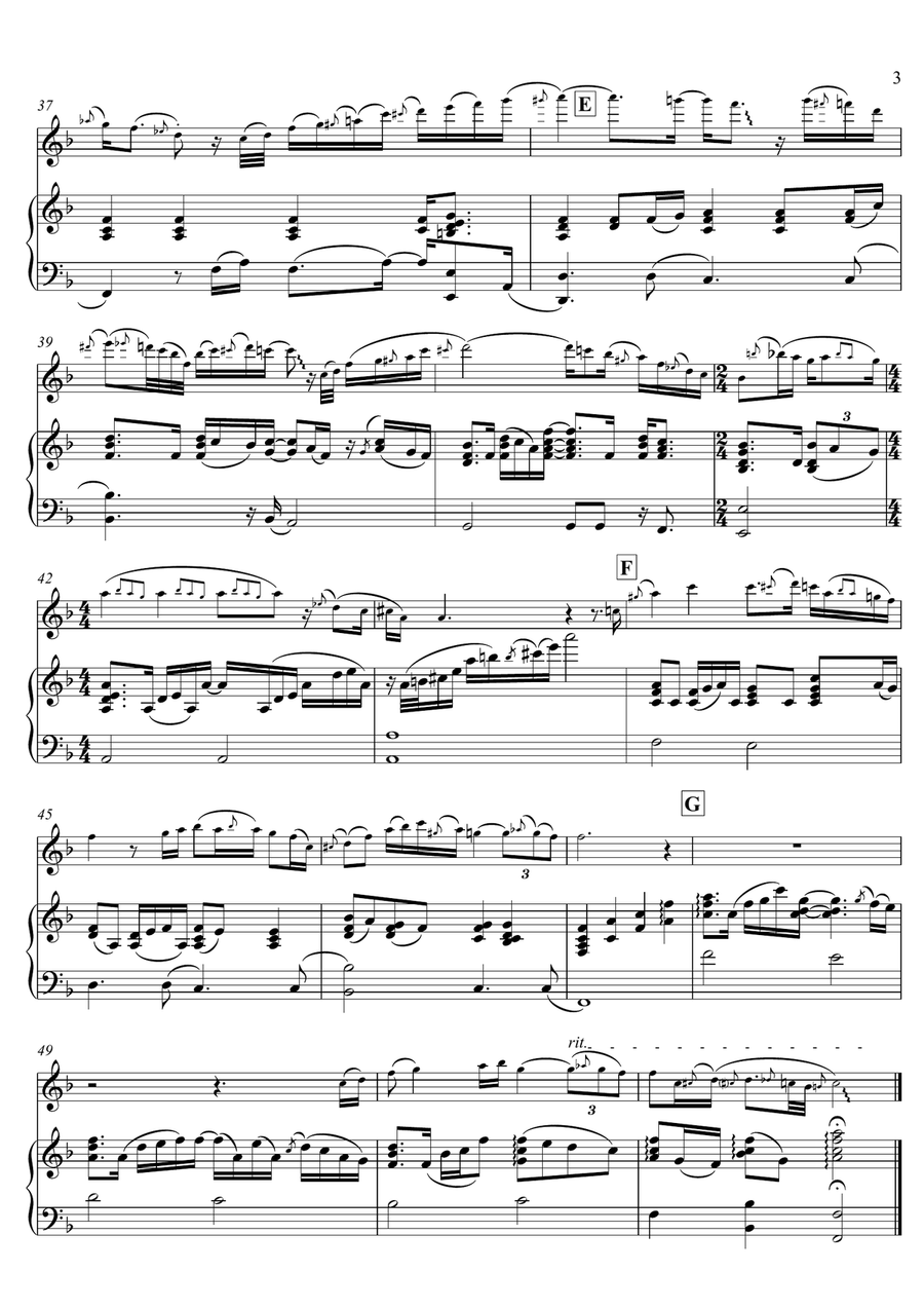 As The Deer As The Deer Flute Solo scores gallery preview page 3