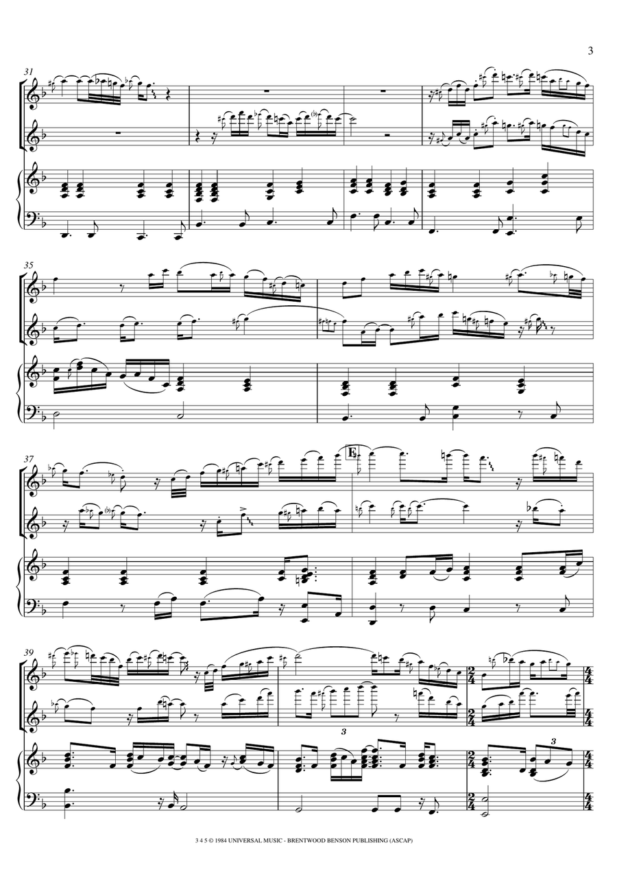 As The Deer As The Deer Flute Duet scores gallery preview page 3