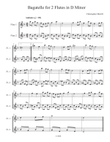 Bagatelle in D Minor