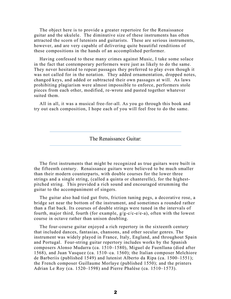 John Dowland: Selected Pieces In Tablature and Modern Notation For Renaissance Guitar and Baritone U Baritone Horn scores gallery preview page 4