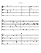 That's Amore (that's Love) String Quartet scores gallery preview page 3