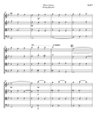 That's Amore (that's Love) String Quartet scores gallery preview page 6