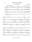 Just A Closer Walk (for Tuba Quartet)
