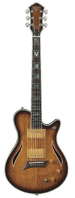 Hybrid Special Spalted Maple Burst Electric Guitar