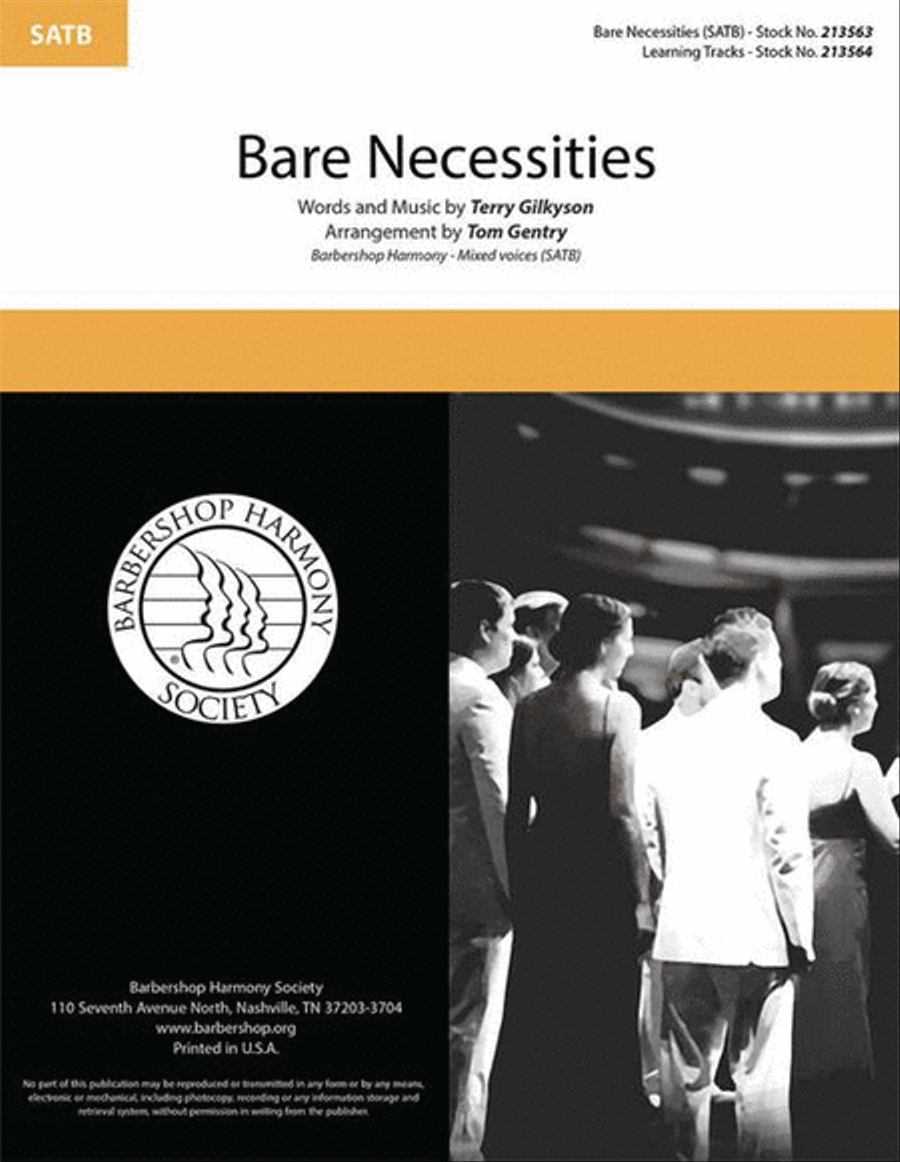 Bare Necessities Bare Necessities 4-Part scores gallery preview page 2